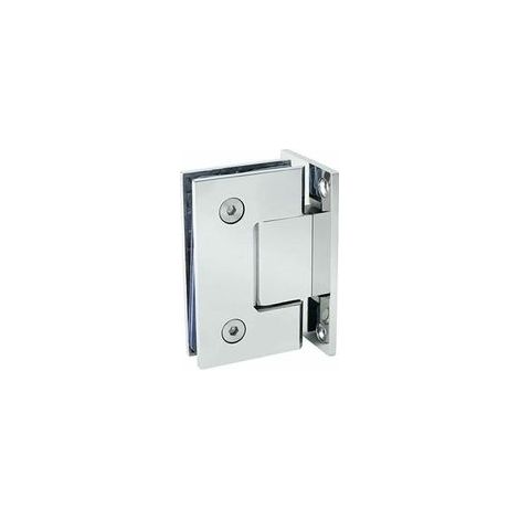 Charnière Charnière de porte en verre sans cadre en acier inoxydable Charnière de salle de douche pour porte en verre bidirectionnelle(pince de soudage de 4 mm à 90 degrés 304 lumière) (1/4)