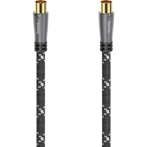 Hama kabelantenne 120 db schwarzgrau 50 m