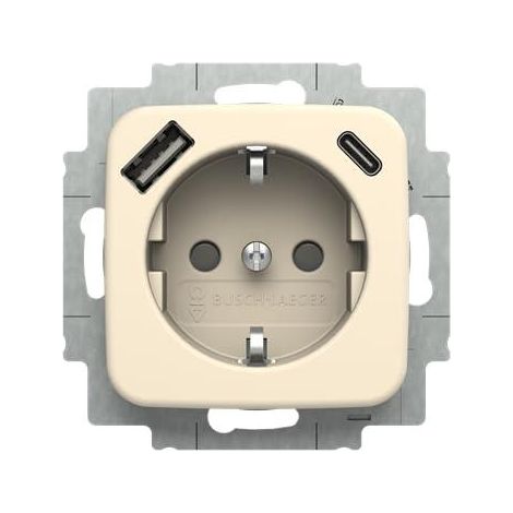 Busch Jaeger 20 EUCB2USBAC-212 presa bianca USB-A+C