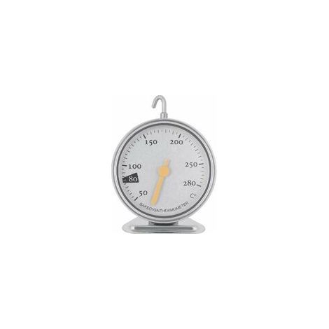 Large dial oven thermometer for kitchen, stainless steel, 50 to 280 degrees Celsius, for home use (1/5)