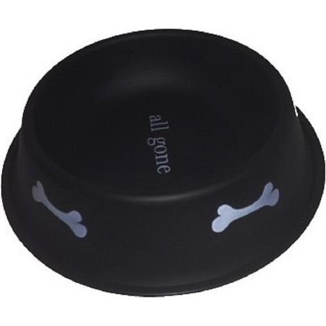 TrAdE Shop Traesio - Ciotola In Ferro Per Cani E Gatti Dotata Di Antiscivolo Diametro 22 Cm -