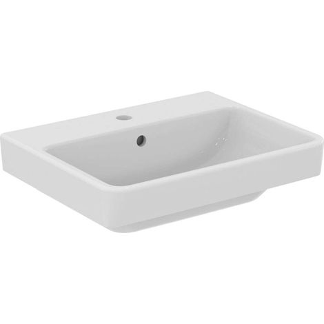 Ideal Standard i.Life B - Lavabo pour meuble, 55x44 cm, avec trop-plein, trou pour robinetterie, blanc T571801 (1/5)