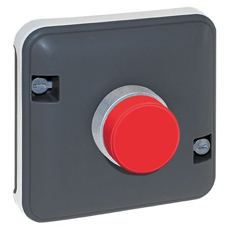Mécanisme composable de voyant rouge - étanche IP55 - OXXO Gris - Eur'Ohm