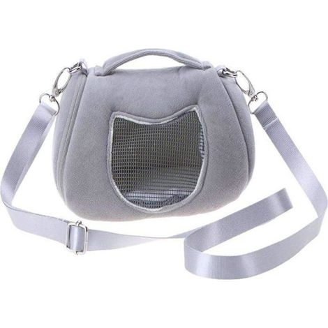 Sac à dos de voyage portable pour hamster, respirant, hérisson, poche pour animaux de compagnie, écureuil, chinchilla, cochon d'Ind (1/4)
