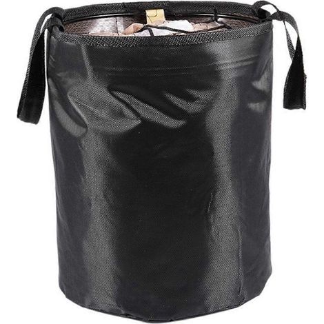 Panier de vélo rond sans couvercle, cadre en tissu, panier suspendu -- (1/5)