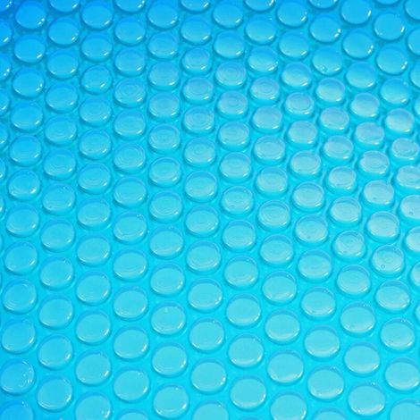 Bâche de protection pour piscine rectangulaire 3 × 2 m, bâche thermique épaisseur 400 µm, couleur bleue (1/4)