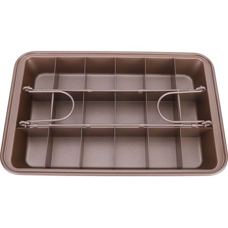 Moule à Gâteau Carré Antiadhésif en Acier au CarboneParfait pour Pâtisserie Maison, Facile à Nettoyer et Idéal pour Démouler, Outil Pratique pour la Cuisine (1/5)