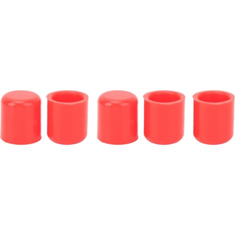 Lot de 5 bouchons en silicone pour tuyau d'admission d'air, diamètre intérieur 25 mm, universels, rouges. (1/5)