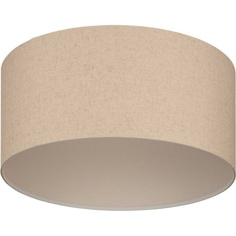 [NEUWERTIG] B-Ware Feniglia Deckenlampe Hängelampe Lampe Leinenschirm natur Wohnzimmer Beleuchtung (1/2)