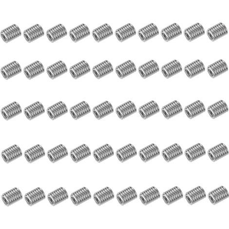 50 inserts filetés, gaines de protection pour câbles, outil de réparation, fixations, norme américaine 10-24x2D