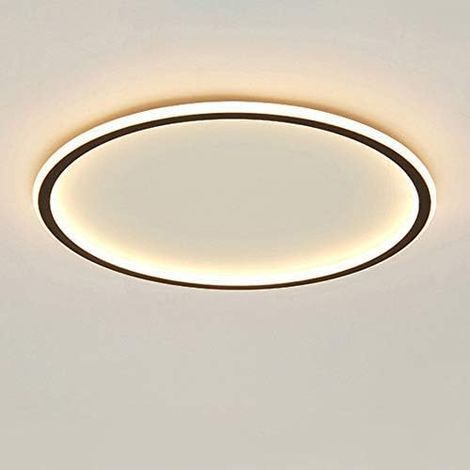 Plafonnier rond à LED à intensité variable, éclairage annulaire à trois couleurs changeantes, lampe de salon moderne et tendance pour la maison, la chambre à coucher, le bureau (30 cm) (1/5)