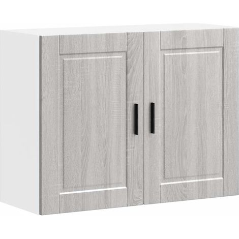Maison Exclusive - Armario de pared de cocina Porto gris sonoma m