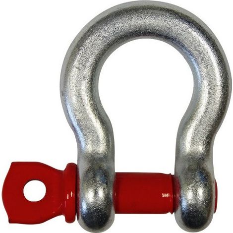 Levac – HR 5210 Schäkel – Hochfester, behandelter legierter Stahl – Maximale Traglast 6500 kg – 7/8"-Ösenbolzen für professionelles Heben