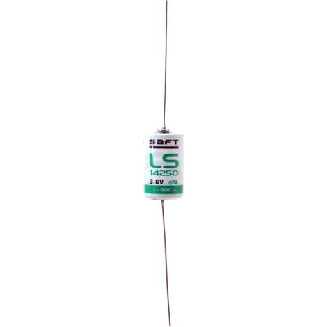 pile lithium - ls14250-cna 1/2aa - 3.6 volts - 1.2ah - enix energies pcl7416b (1/2)