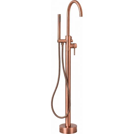 Colonne de bain pour installation au sol de couleur cuivre antique Pollini Jessy CL2166CC3RA Cuivre (1/5)
