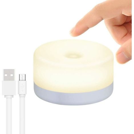 Baby night light, rechargeable mini touch lamp, wireless LED lamp for children, portable bedside lamp for breastfeeding, dimmable bedroom lamp (1/5)