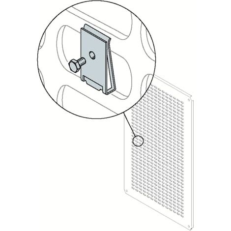 Écrou cage ABB, 100 x 100 x 40mm, Acier ( Prix pour 1 )