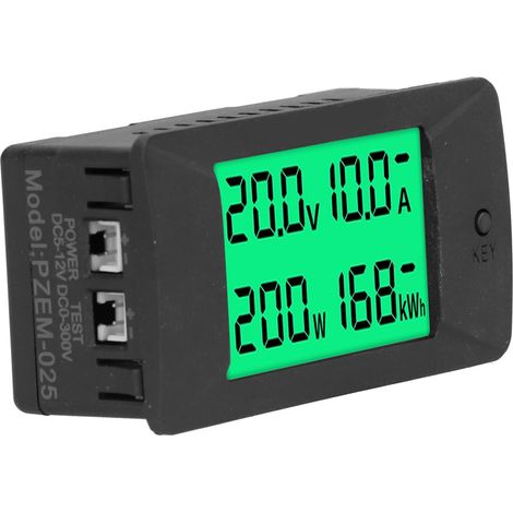 Digitales LCD-Energiemessgerät, Spannungs- und Strommessgerät, Gleichstrom 5-12 V, PZEM-025 (1/5)