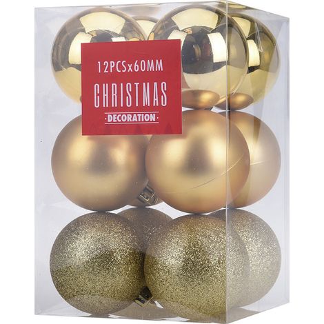 Juego nav. 60mm bolas oro koopman 12 pz (1/2)