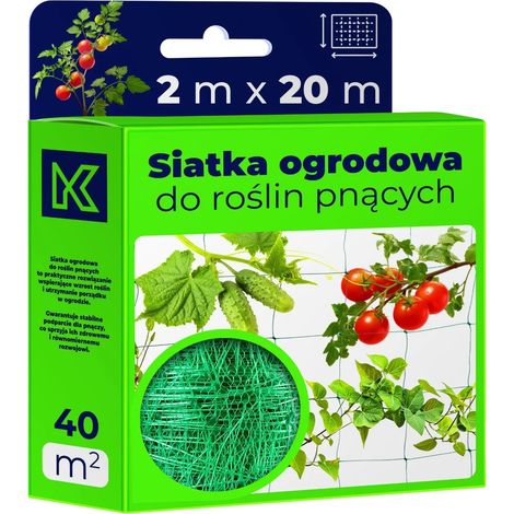 Gartenstütznetz, langlebiges Material, vielseitiges Design, grün (1/5)