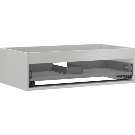 Mexen Box-A corpo di mobile sotto-lavabo 80 cm, 1 cassetto, grigio opaco - 91AX0-0800-235-1-62 (1/4)