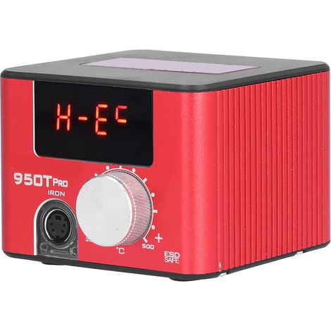 Kit de soudage complet avec fer à souder, température réglable et affichage numérique, pour le bricolage (prise AC100-240VEU). (1/5)