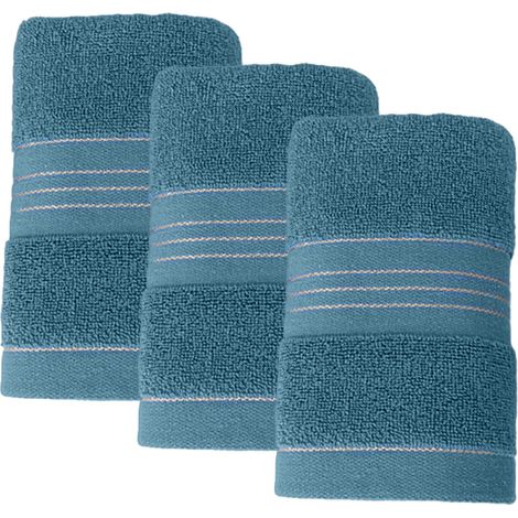 Serviette De Bain - 3 Pièces - Microfibre Absorbante - Pour Bain Yoga Sport Voyage Camping - 70 x 140 cm (1/5)