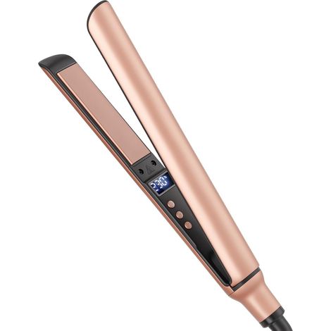 Mini lisseur pour Cheveux Courts, Céramique, Coiffage Rapide 120-230°C, Lisseur Cheveux Glisse Facile, Voltage Universel, Petits Fer à Lisser de Voyage