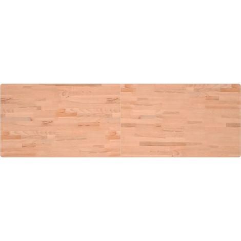 vidaXL Dessus de bureau 180x55x2,5 cm bois massif de hêtre (1/5)