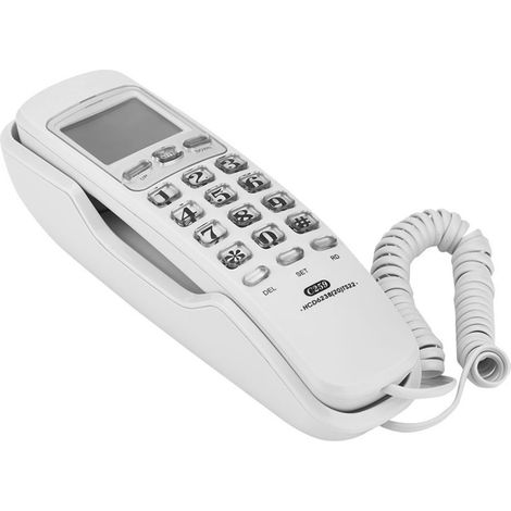 Rappel automatique par simple pression d'un bouton, recherche d'appels téléphoniques muraux, sans interférence (1/5)