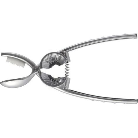 Cascanueces y abridor de castañas 2 en 1, herramienta robusta de aleación de aluminio con mango ergonómico, para nueces, avellanas y plata. (1/4)