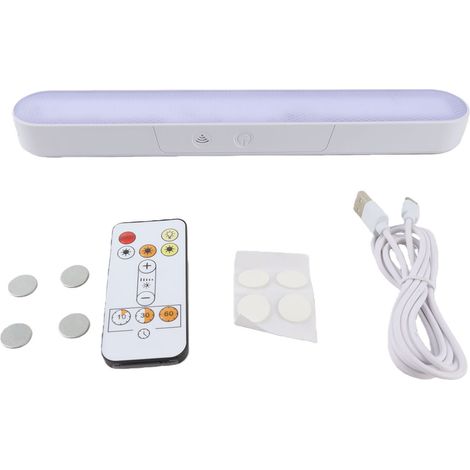Wiederaufladbares LED-Nachtlicht mit 3 einstellbaren Farbtemperaturen und Fernbedienung, ideal für unter Küchenmöbeln oder im Schlafzimmer. (1/5)