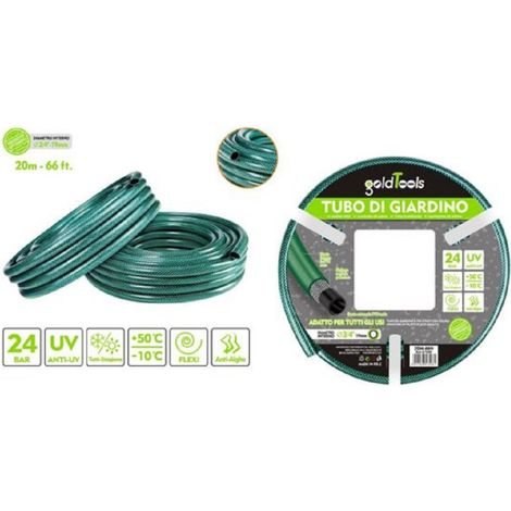 Trade Shop - Manguera Riego Plantas Jardin Bomba Lavadora 20mt 66 Ft. ø3/4-19mm 57508 - (1/2)