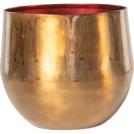 Cache-pot Décoratif Old Camel pour Intérieur et Salon, Diamètre 33 x Hauteur 28 cm (1/2)