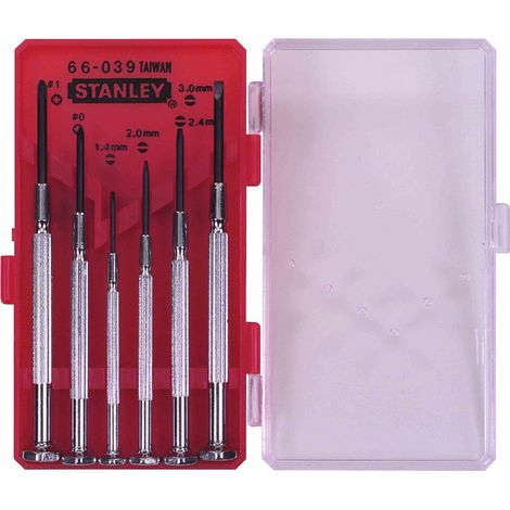 STANLEY SET 6 GIRAVITI PER ELETTRONICA, 1-66-039 (1/4)