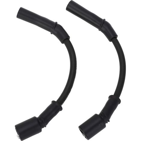 Jeu de fils de bougie d'allumage, 2 pièces, 10.4mm, Kit d'allumage par étincelles à haute efficacité pour Machines de la série XB9 XB12, noir. (1/5)