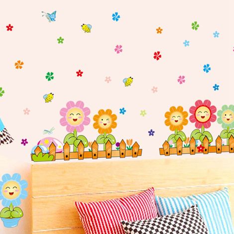 Niedliche, gemusterte Wanddekoration für Kinderzimmer und Kindertagesstätten (1/5)