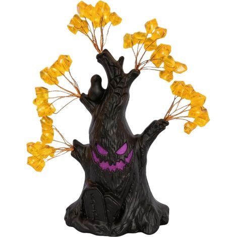 Glittering Halloween Tree Lamp (1/5)