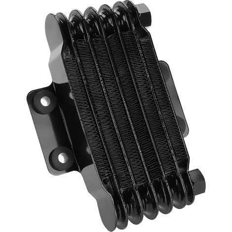 85-ml-Aluminium-Motorölkühler für Motorräder (100–250 cm³), Kühlkühler, ATVs und Dirtbikes, Schwarz (1/5)