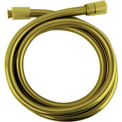 Flexible Chromalux 1,20m pour douchette wc, Or brossé - 1121COC (1/2)