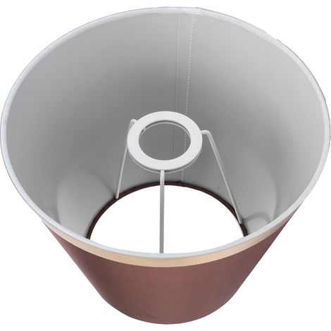 Stofflampenschirm im europäischen Stil, moderner Lampenschirm für E27 Tisch- und Stehlampen, SuppliesPX133, Kaffee (1/5)