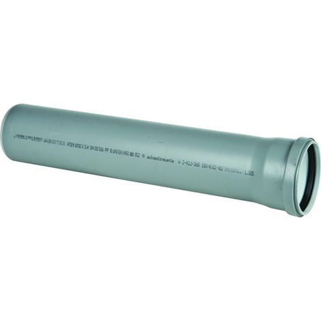 TUBO 1 BICCHIERE AD INNESTO IN PP CON GUARNIZIONE SERIE ED TECH ø50 MT 3   WAVIN ITALIA S.P.A.