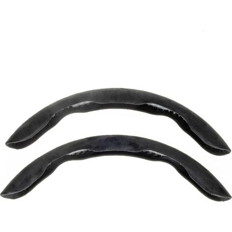 Coprivolante in Alcantara nera - Set di 2 pezzi, 36-38 cm (1/5)