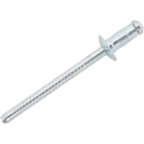 Jrp Riveting Products 4.8 x 12.0mm Steel Dome Head Rivets - Box of 500 (1/2)