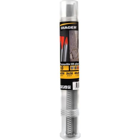 DIAGER Pack Demolición 3 picas SDS-Plus - 3000G