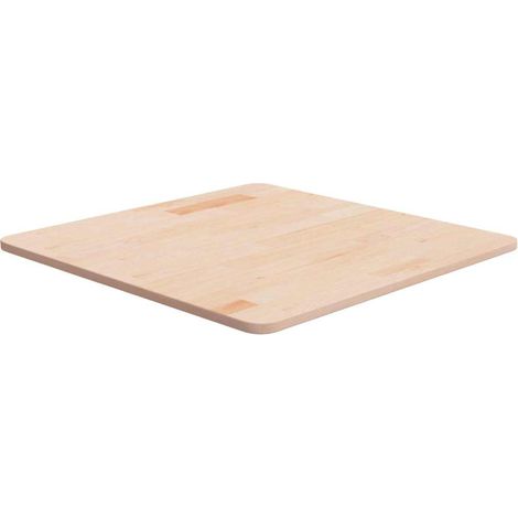 Tischplatte Quadratisch 60x60x1,5 cm Eichenholz Unbehandelt vidaXL (1/4)