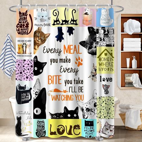 Kit rideau de douche en polyester 180x180 souple bâche de douche pour maison de vacances au bord de la mer (1/5)