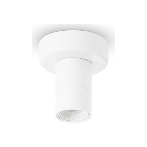 Plafoniere - Lampade Da Soffitto Set Metallo Bianco 1 Luce E27 (1/2)