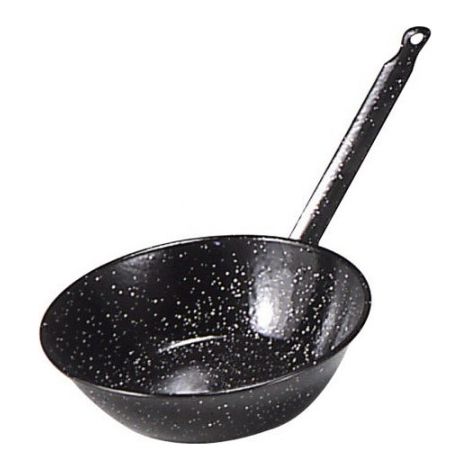 Padella Doppia Con Manico Smaltato 20 cm.