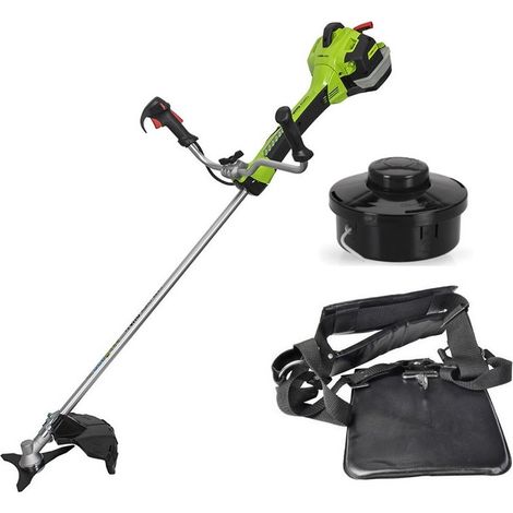 Débroussailleuse Thermique 42 Cm3 Moteur 2T 2,4CV  Harnais + Lame 3 dents Ø 25.5 cm + Fil nylon Ø 2.4 mm VITO